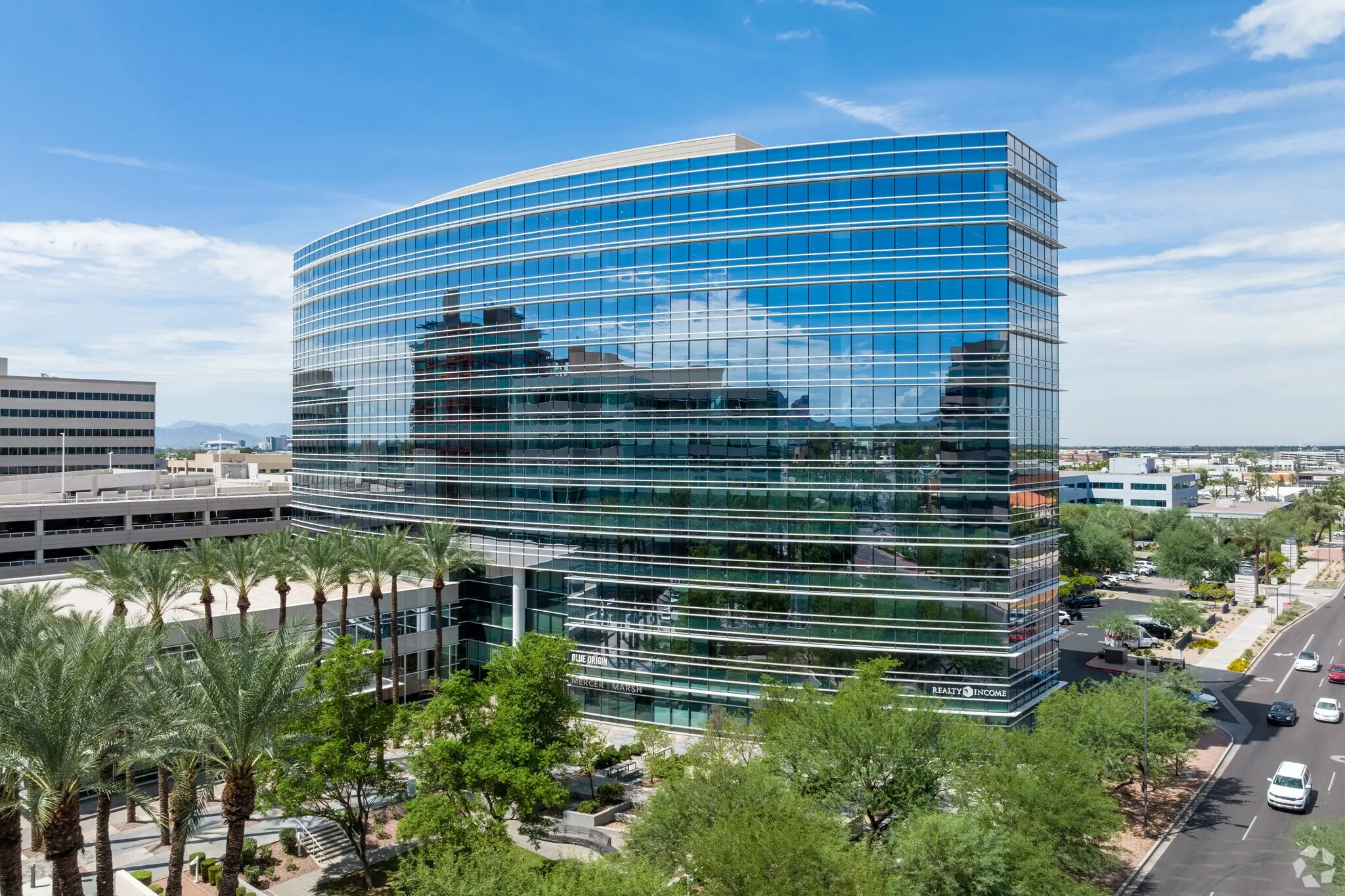 Exterior of the office building